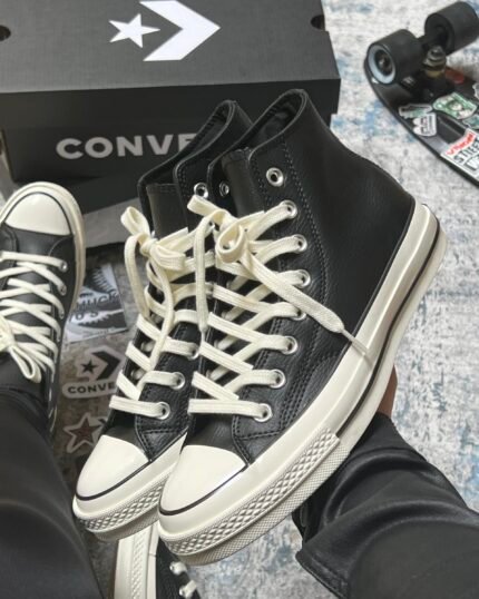 Tenis Bota Converse Ct 70´s Skin Negros Unisex